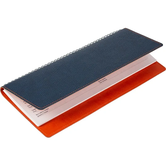 Планинг недатированный син+оран,оран.прострочка,340x130мм,57л АТТАСНЕ Bizon