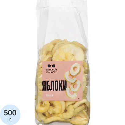 Яблоки сушеные Деловой Стандарт зефирные 500 г