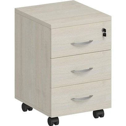 Тумба ST_Комфорт . выкатная 3 ящика дуб шамони светлый К.301 ДШ