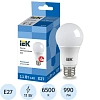 Лампа светодиодная IEK ECO A60 LLE-A60-11-230-65-E27 11Вт 230В 6500К E27