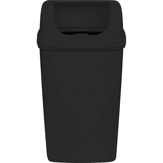 Контейнер для мусора R-3519В Luscan Professional настенный черный 50 л