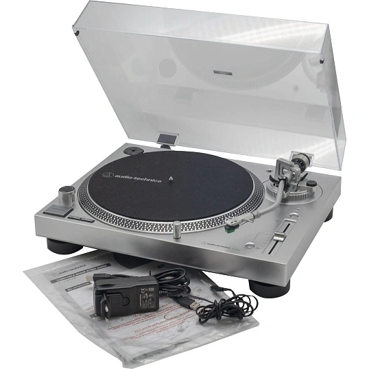 Виниловый проигрыватель Audio-Technica AT-LP120XUSBSV, прямой привод, USB