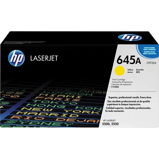 Картридж лазерный HP 645A C9732A жел. для CLJ 5500/5550