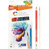 Карандаши акварельные Deli Color Emotion липа 12 цв/наб EC00700