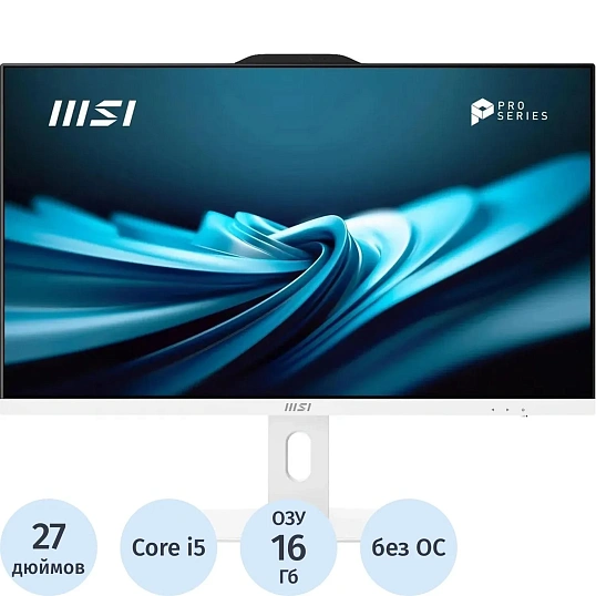 Моноблок MSI Pro (9S6-AF8322-1060) 27/FHD/i5-14400/16GB/512GB/KB&M/noOS