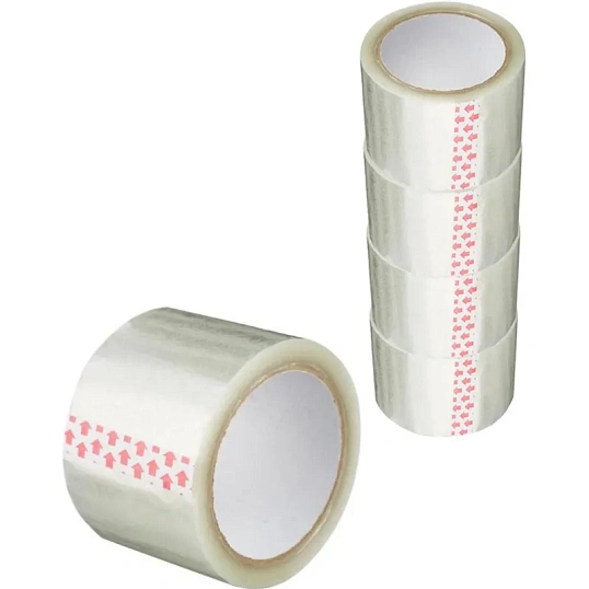 Клейкая лента  72мм х66м 38 мкм прозрачны 4 шт/уп