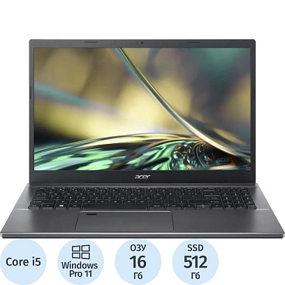Ноутбук Acer (NX.KN3CD.00J_512_W11PRO) i5-12450H/16Gb/512Gb SSD/15.6/W11P