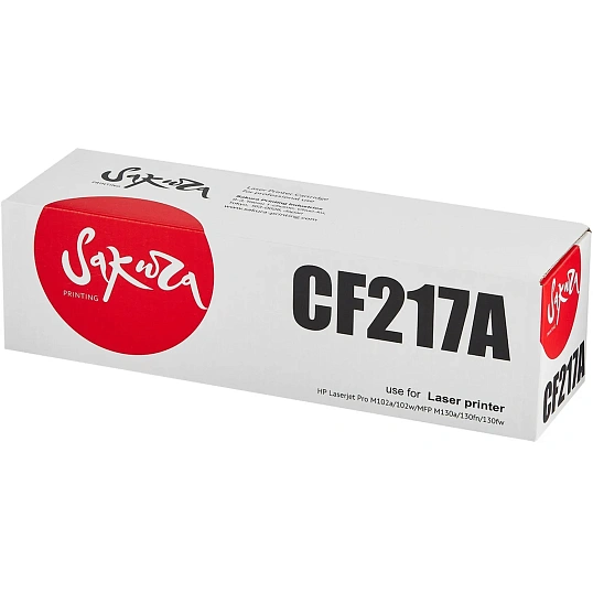 Картридж лазерный SAKURA CF217A чер. для HP LJP M102/ MFP M130