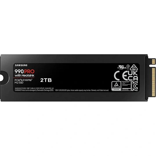 SSD накопитель Samsung 990 Pro 2Tb, M.2 2280, PCIe 4.0 x4(MZ-V9P2T0CW)