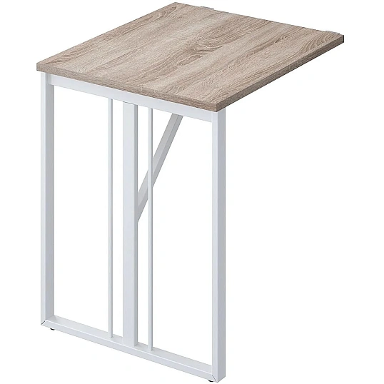 Брифинг Комус Мебель К-Loft Director 241B002 700х600х752 дуб сон темн/белый
