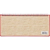 Планинг недатированный 305 х 130 мм Velvet красный 128 стр. 3-364/10