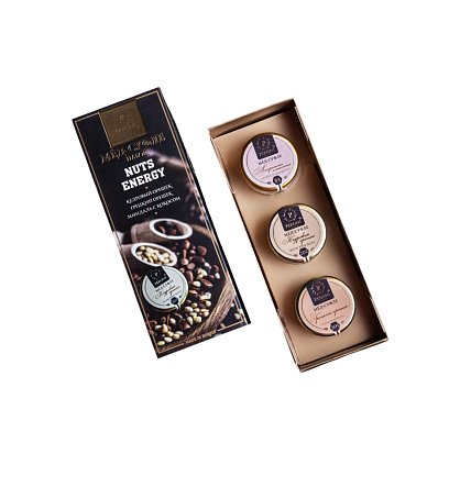 Мед-суфле 'Nuts Energy' 3x30г, набор