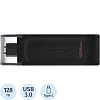 Флеш-память Kingston DataTraveler 70, USB-C 3.2 G1, чер, DT70/128GB