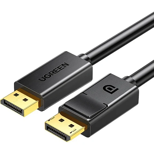 Кабель UGREEN DP102 (10244) DP Male to Male Cable. 1м.  черный