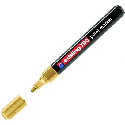 Маркер лаковый EDDING E-790/53 золотой 2-3мм