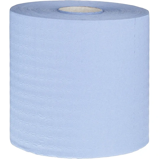 Бумага протирочная Luscan Prof 2сл 1000лx1рул/уп 360м голубая с перфорацией