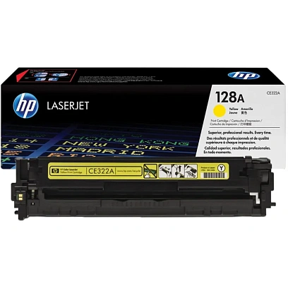 Картридж лазерный HP 128A CE322A жел. для CLJ CP1525/CM1415