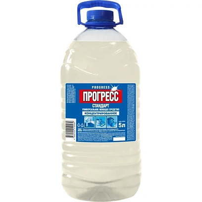 Универсальное чистящее средство ПРОГРЕСС 5л ПЭТ Бутылка Стандарт