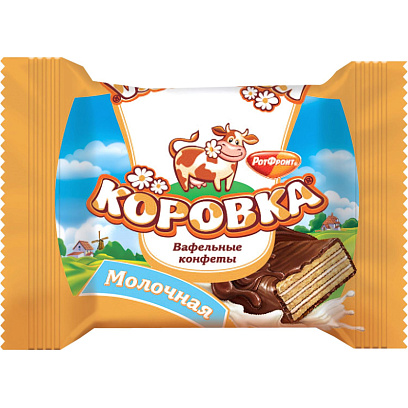 Вафли Коровка молочная, 2 кг