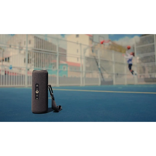 Умная колонка Яндекс Станция Стрит с Алисой, чёрный (YNDX-00030BLK)