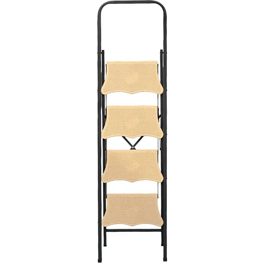 Стремянка MK804P стальная 4 ступени Алюмет односторонняя, ALUMET