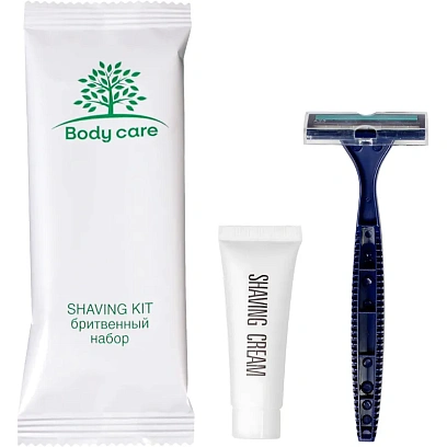 Набор бритвенный Luscan Body care ПЭ,200шт
