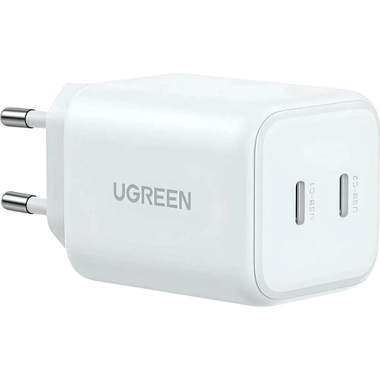 Зарядное устройство UGREEN X526(65154) 45W,USB-C GaN,EU,белый