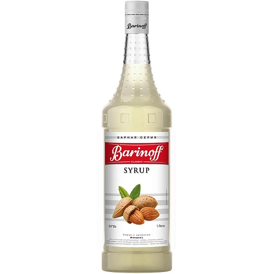 Сироп Barinoff миндаль, 1л 6шт/уп