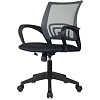 Кресло БР Комус Мебель EChair-396 сетка/ткань,серый/черный,пластик