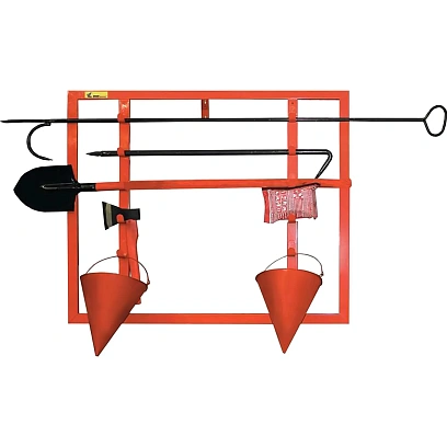Щит пожарный ЩПО-К открытый укомплектов (багор,лом,топор,ведро,ПП)(613-04)