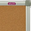 Доска-витрина для информации пробковая Attache Window 90х120см (алюм. рама)