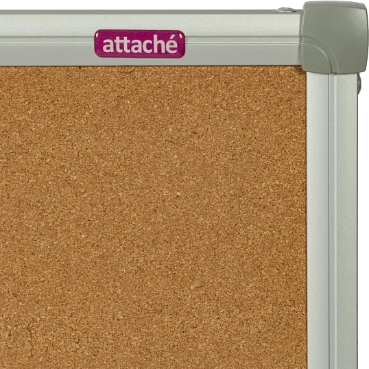 Доска-витрина для информации пробковая Attache Window 90х120см (алюм. рама)