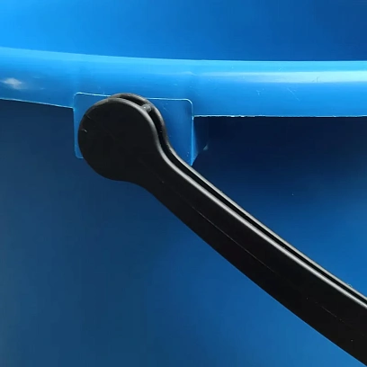 Ведро 10 л хозяйственное пластиковое синее