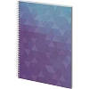 Тетрадь общая Attache Cristal,120л,клет,А4,спир,обл.мел.карт