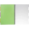 Бизнес-тетрадь 140л,кл,А4,SPIRAL BOOK Салатовый,евросп,обл.пл,раздел.84102