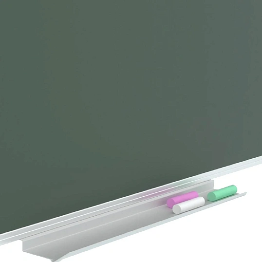 Доска магнитно-меловая Attache 2-х секционная без разлиновки