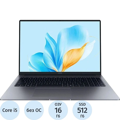 Ноутбук HONOR MagicBook X 16(5301ALXN)i5-13420H/16Gb/512GbSSD/16/NoOS