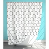 Штора для ванной с принтом Гекса, 180х180см