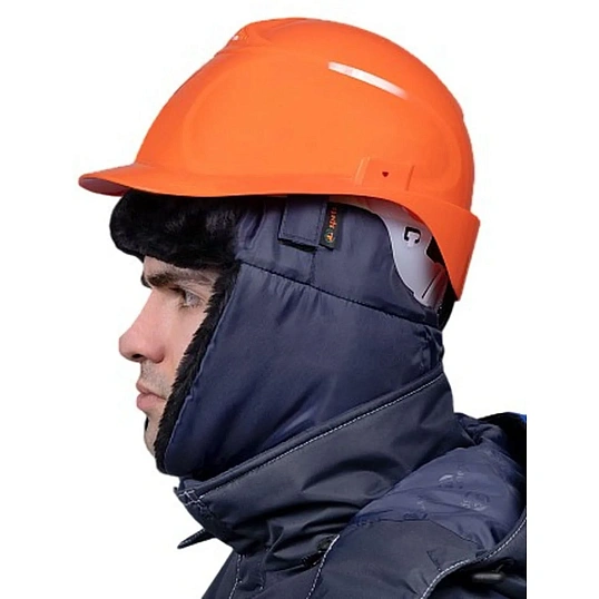 Шапка-ушанка зимняя с креплением для каски (Шап 572) т.син (р.57)