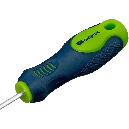 Отвертка PH0 х 100 мм CrV Сибртех 11837