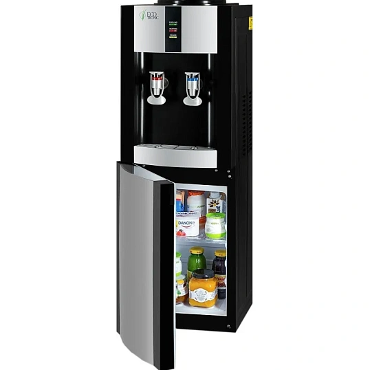 Кулер для воды напольный Ecotronic H1-LF Black c холодильником