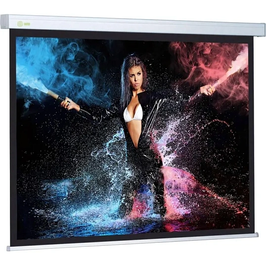 Экран настенный Cactus Wallscreen CS-PSW-180x180, 180x180см, 1:1, белый