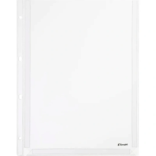 Файл-вкладыш А4 180 мкм Комус, с расширением, 5 шт.,2305.К