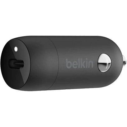 Зарядное устройство Belkin (CCA004btBK) авто BoostCharge USB-C PD 30W черн