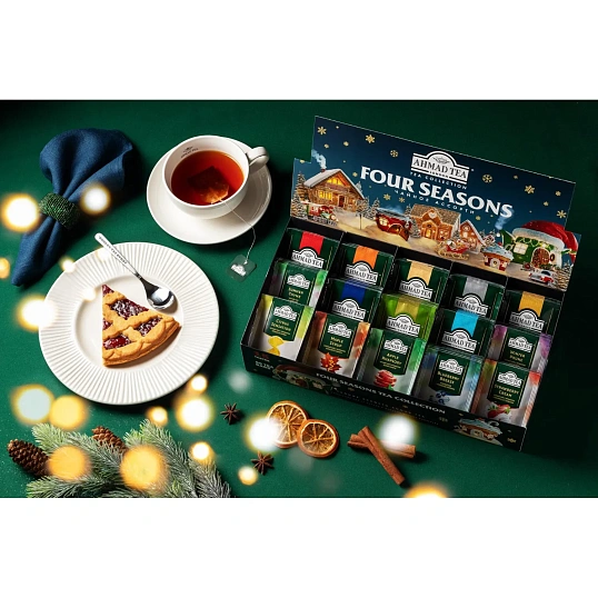 Чай Ahmad Tea Чайное Ассорти, пакет в конв, 15 вкусов, 90 пак (N060W-3) НГ