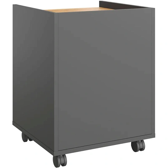Тумба мобильная К-Loft 241T003 дуб натур./графит