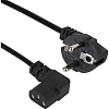 Кабель комп - розетка 220V EU (угол-угол), 1.8m, iOpen <ACE021R-1.8M