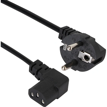 Кабель комп - розетка 220V EU (угол-угол), 1.8m, iOpen <ACE021R-1.8M