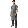 Халат процед однораз. рук.рез,на кнопках,XXXL,дл.110см,пл 20,белый,10шт/уп