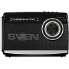 Радиоприемник Sven SRP-155, чёрный, BT/FM/AM/SW/USB/microSD, фонарь, аккум